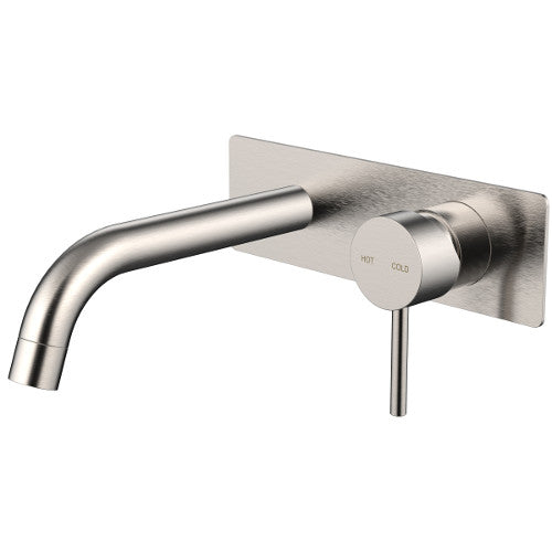 Millennium Cioso Wall Basin Set V1 Pin Down - Brushed Nickel