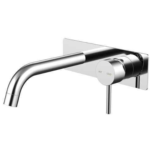 Millennium Cioso Wall Basin Set V1 Pin Down - Chrome