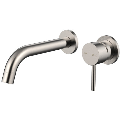 Millennium Cioso Wall Basin Set V2 Pin Down - Brushed Nickel