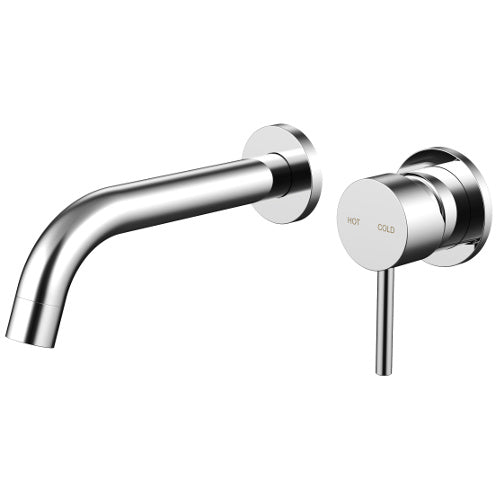 Millennium Cioso Wall Basin Set V2 Pin Down - Chrome