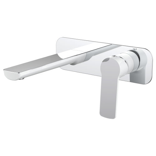 Millennium Akemi Wall Basin Set - White & Chrome