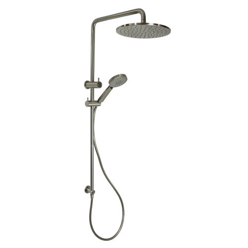 Millennium Akemi Twin Shower 250mm - Brushed Nickel