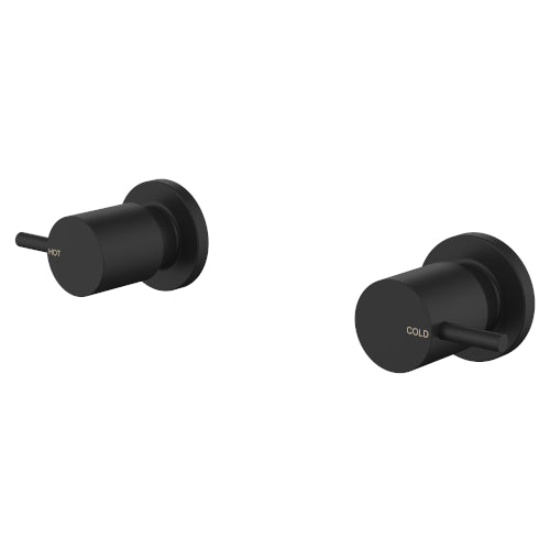 Millennium Cioso Wall Taps - Matte Black
