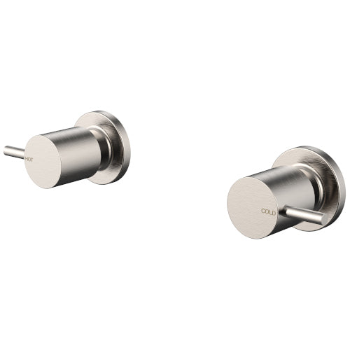 Millennium Cioso Wall Taps - Brushed Nickel