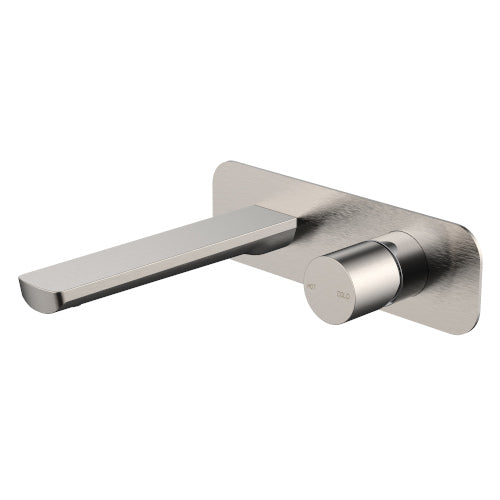 Millennium Finesa Wall Basin Set - Brushed Nickel