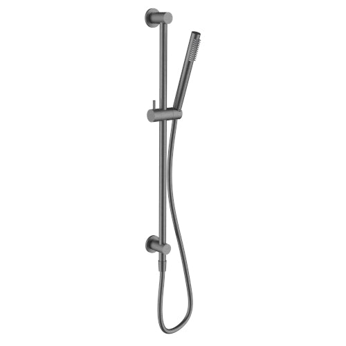 Millennium Cioso Top Inlet Rail Shower - Gunmetal