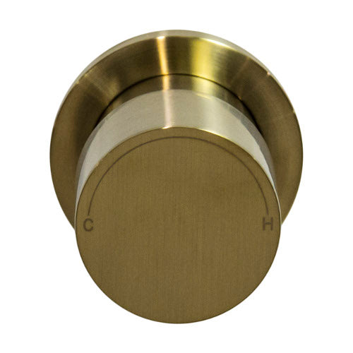 Millennium Finesa Progressive Wall Mixer - Modern Brass