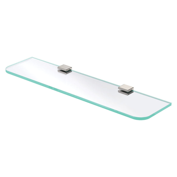 Fienza Tono Glass Shelf - Brushed Nickel