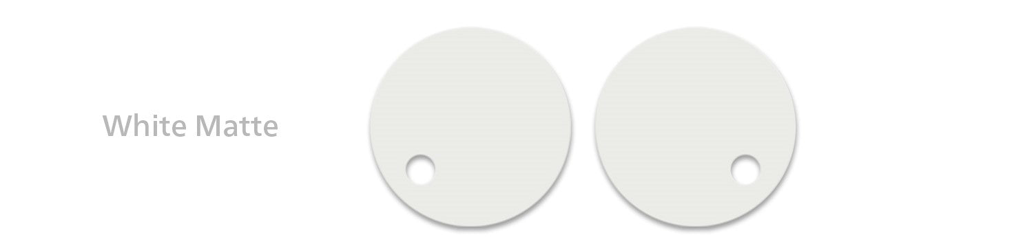 Hinge Cover Set - Classic/Deluxe Seat - Matte White