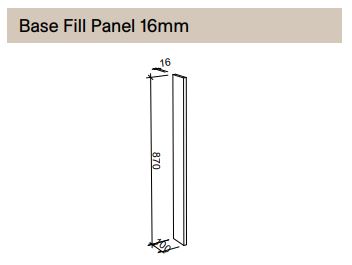 Modular - Base Fill Panel 16mm