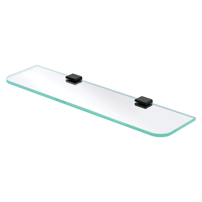 Fienza Tono Glass Shelf - Matte Black