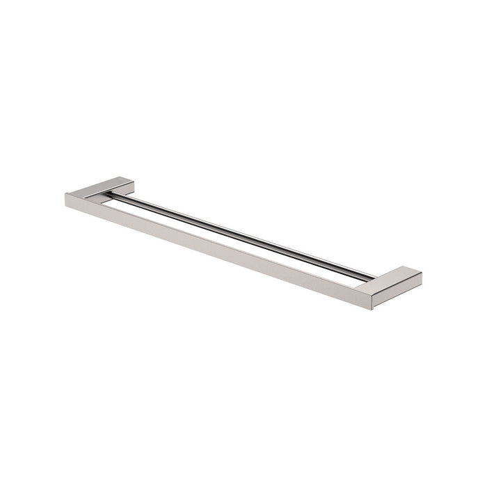 Fienza Tono 610mm Double Towel Rail - Brushed Nickel