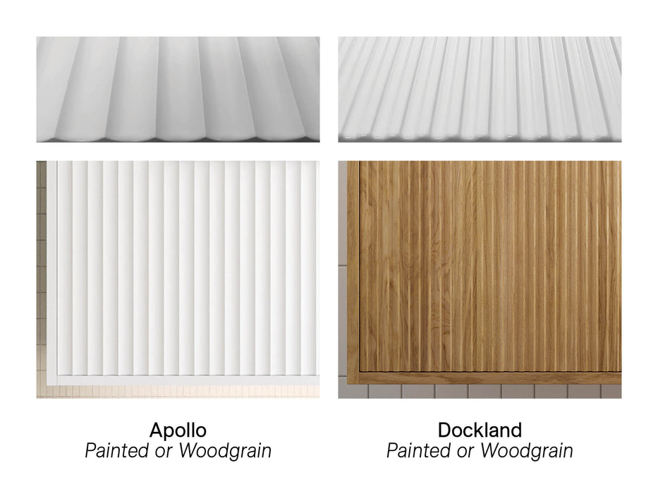 Elwood Vanity - Wall Hung - Silk Surface Stone Top & Above Counter Basin