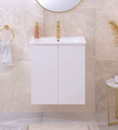 Fienza Siska Ensuite Wall Hung Vanity - 600mm