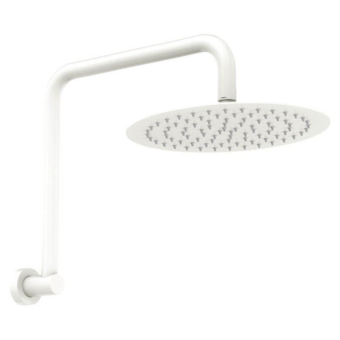 Fienza Kaya Gooseneck Shower Set - Matte White