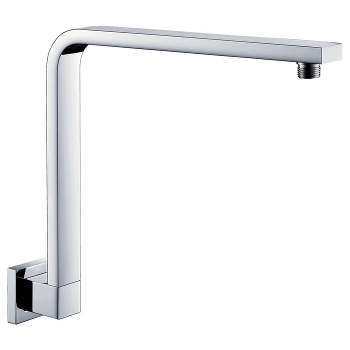 Fienza Square Fixed Gooseneck Arm - Chrome