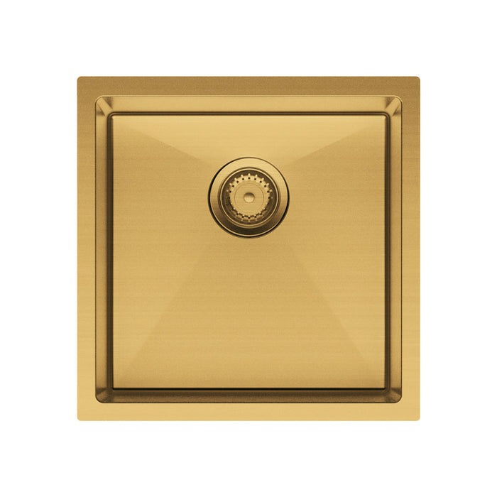 Fienza Hana 32L Single Laundry/ Kitchen Sink - Rugged Brass