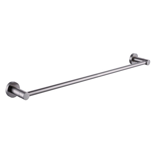 Millennium Cioso 600mm Single Towel Rail - Brushed Nickel