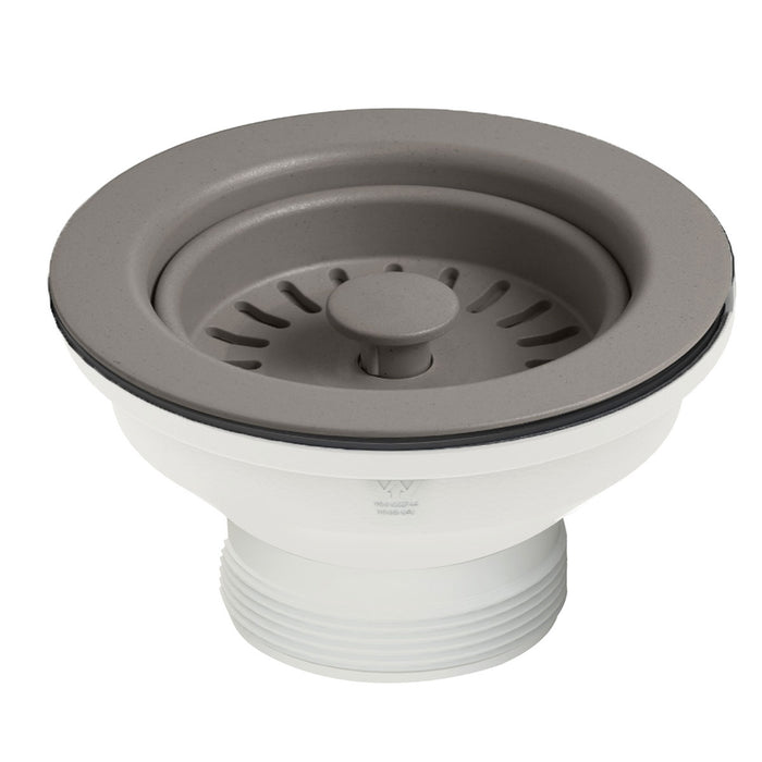 Turner Hastings 90 x 50mm Basket Waste with Long Screw - Concrete Look