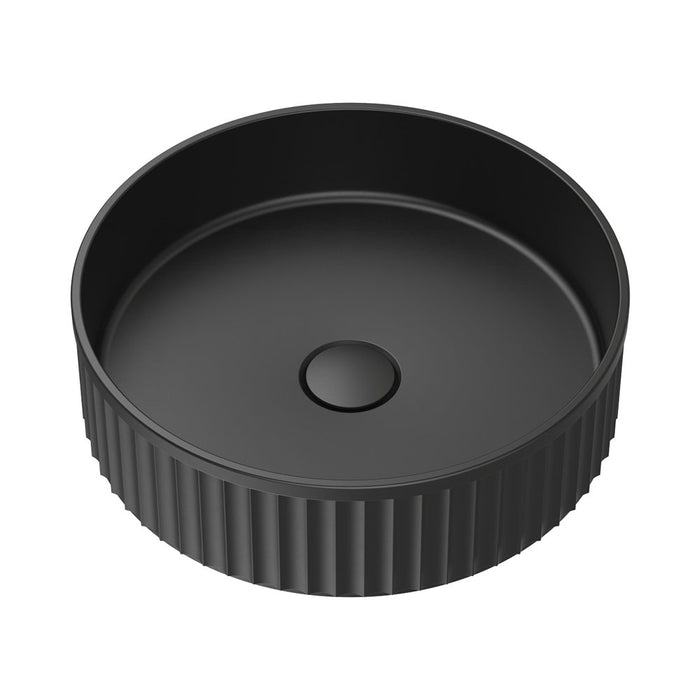 Fienza Minka Round Above Counter Basin - Matte Black