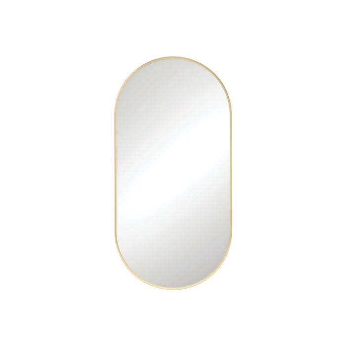 Fienza Empire 450mm x 900mm Framed Mirror - Urban Brass