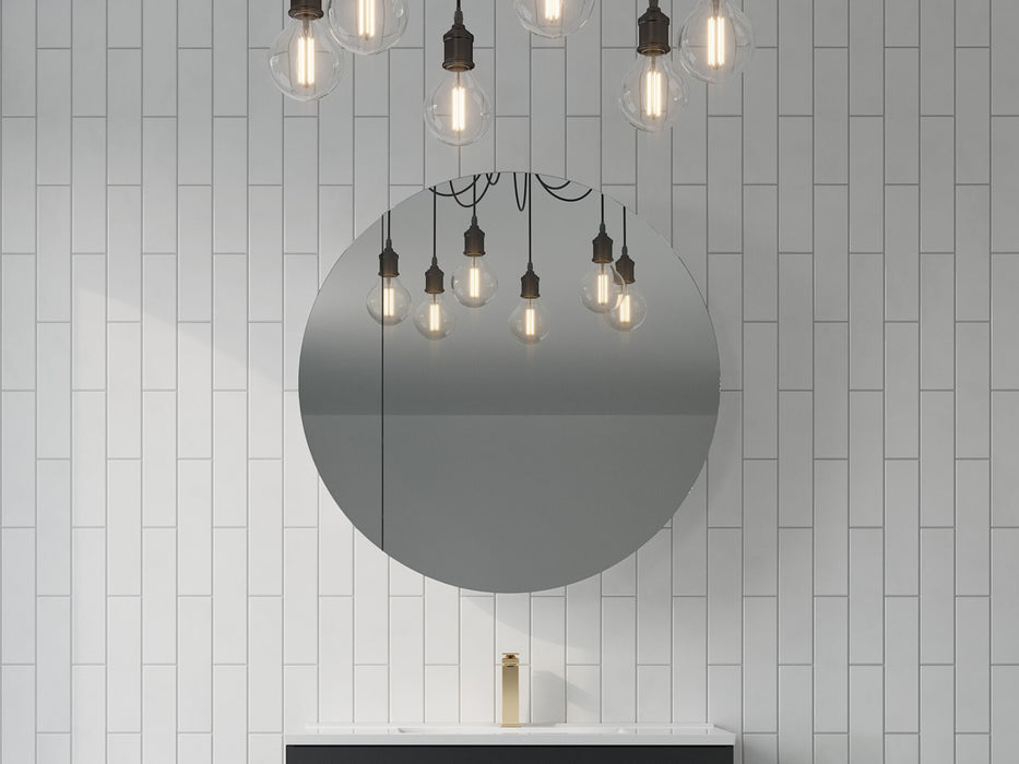 Timberline Havana Round Shaving Cabinet - 600mm
