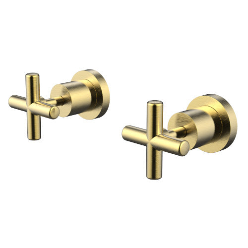 Millennium Waterpoint Wall Taps - Modern Brass