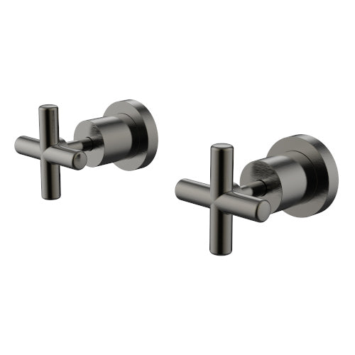 Millennium Waterpoint Wall Taps - Gunmetal