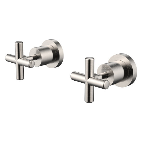 Millennium Waterpoint Wall Taps - Brushed Nickel