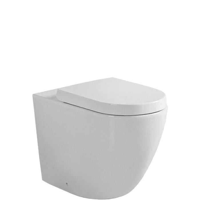 Fienza Koko Floor Mounted Toilet Suite - R&T Cistern - Gloss White