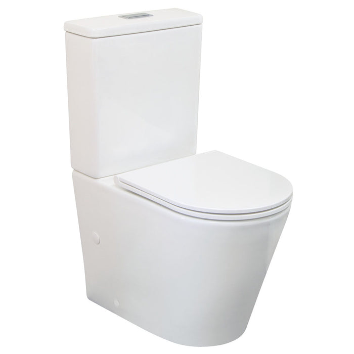 Fienza Isabella Back-to-Wall Toilet Suite R & T Cistern - Slim Seat