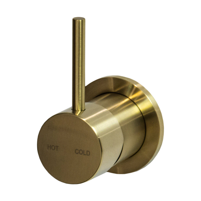Millennium Cioso Wall Mixer Pin Up - Modern Brass