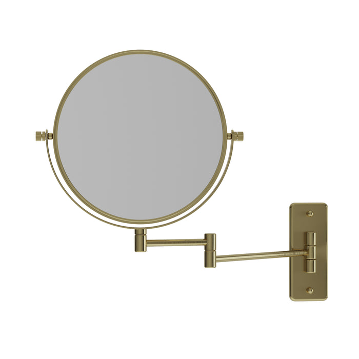 Thermogroup Magnifying Mirror - 1 & 5 Magnification - Brushed Brass