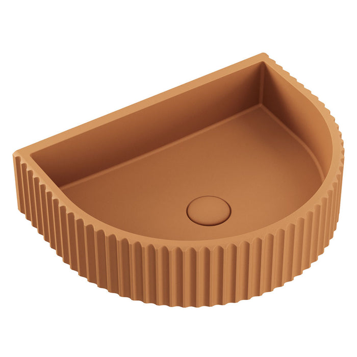 Fienza Valentina Concrete Wall Hung Basin - Tuscan