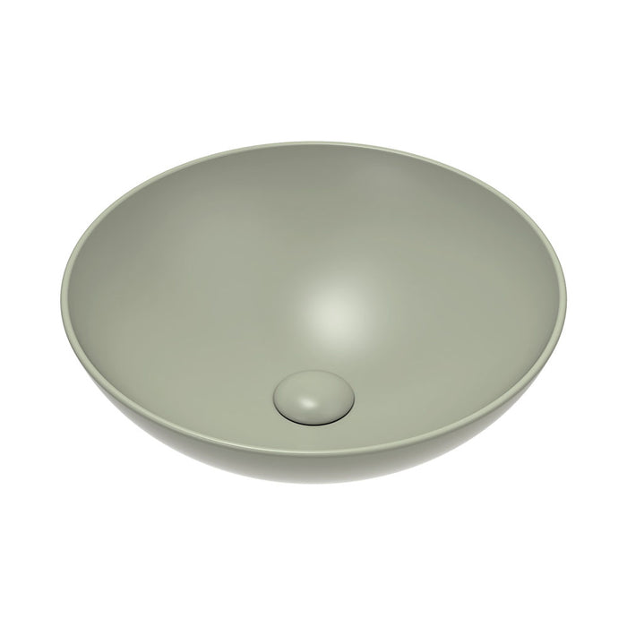 Fienza Aluca Above Counter Basin - Matte Olive