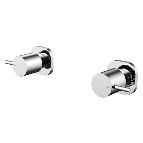 Millennium Cioso Square Wall Taps - Chrome