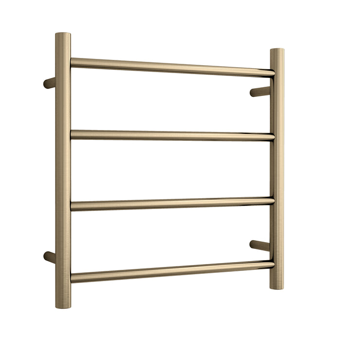Thermogroup Round Heated Towel Ladder 55 x 55 - Brushed Brass