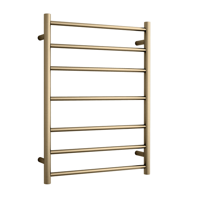 Thermogroup Round Heated Towel Ladder 60 x 80 - Brushed Brass