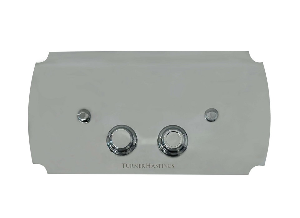 Turner Hastings Claremont Chrome Flush Plate
