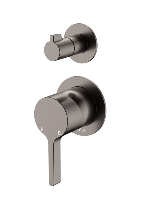 Fienza Sansa Wall Diverter Mixer - Gunmetal