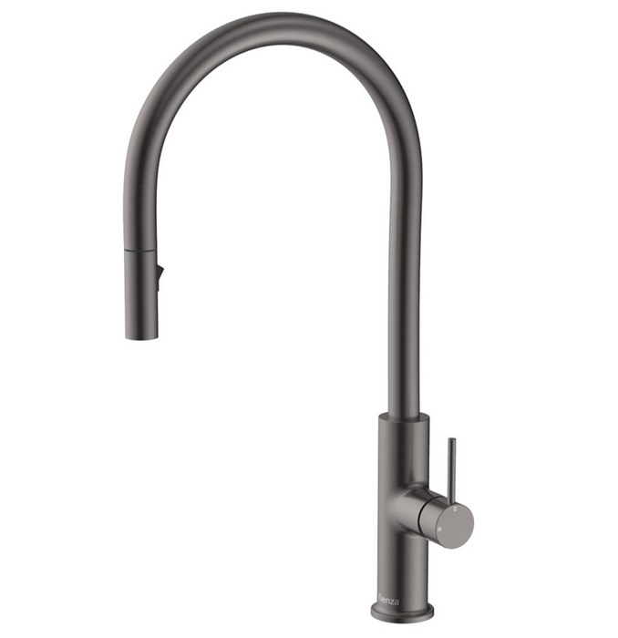 Fienza Kaya Pull-Out Sink Mixer - Gunmetal