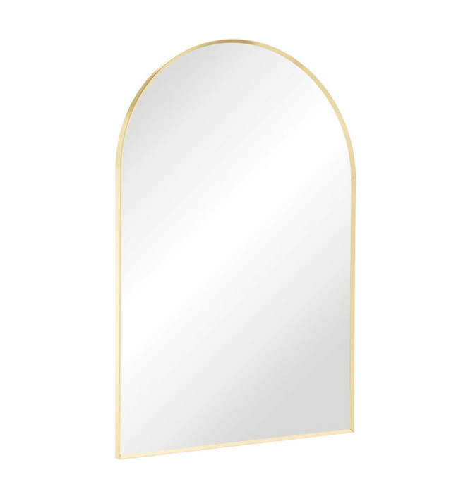 Arch Urban Brass Framed Mirror