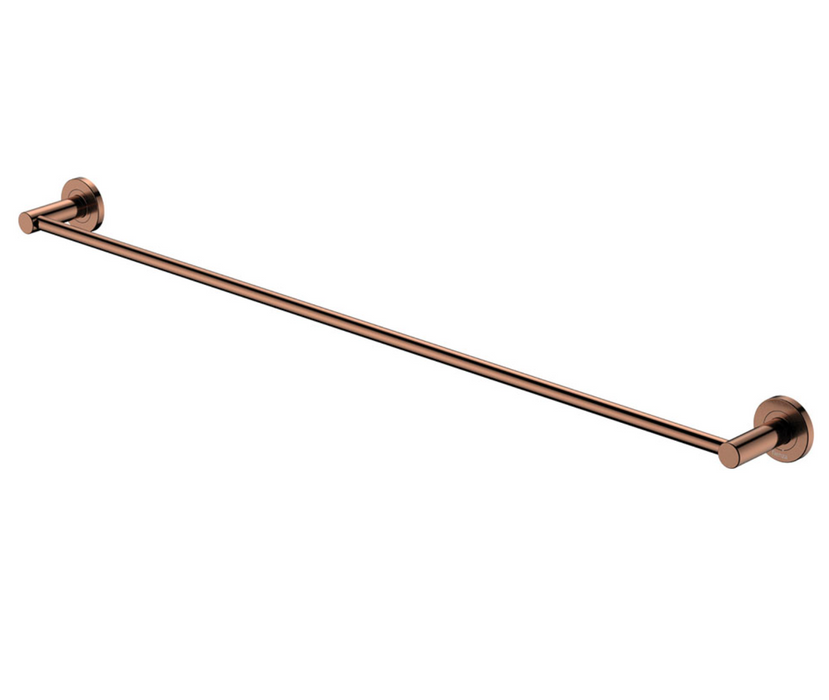 Fienza Kaya 900mm Single Towel Rail - Brushed Copper