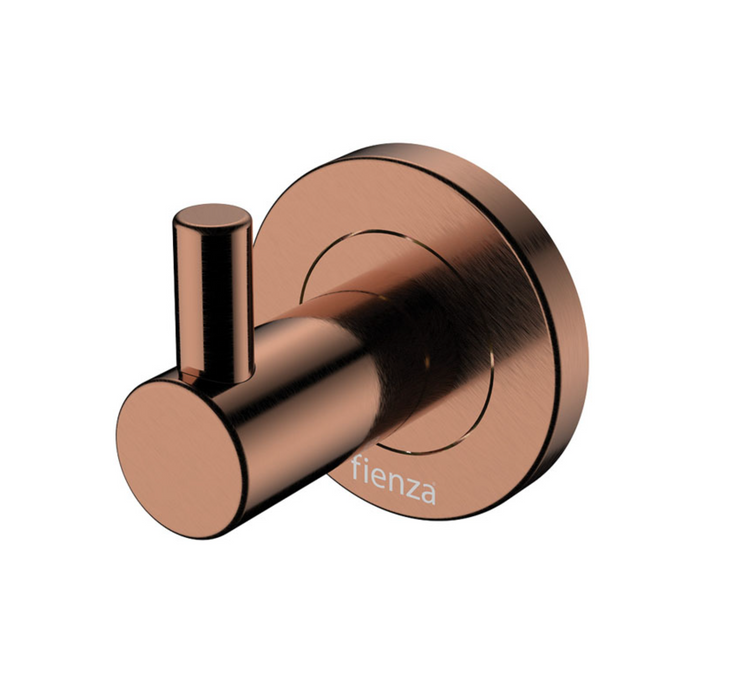 Fienza Kaya Robe Hook - Brushed Copper