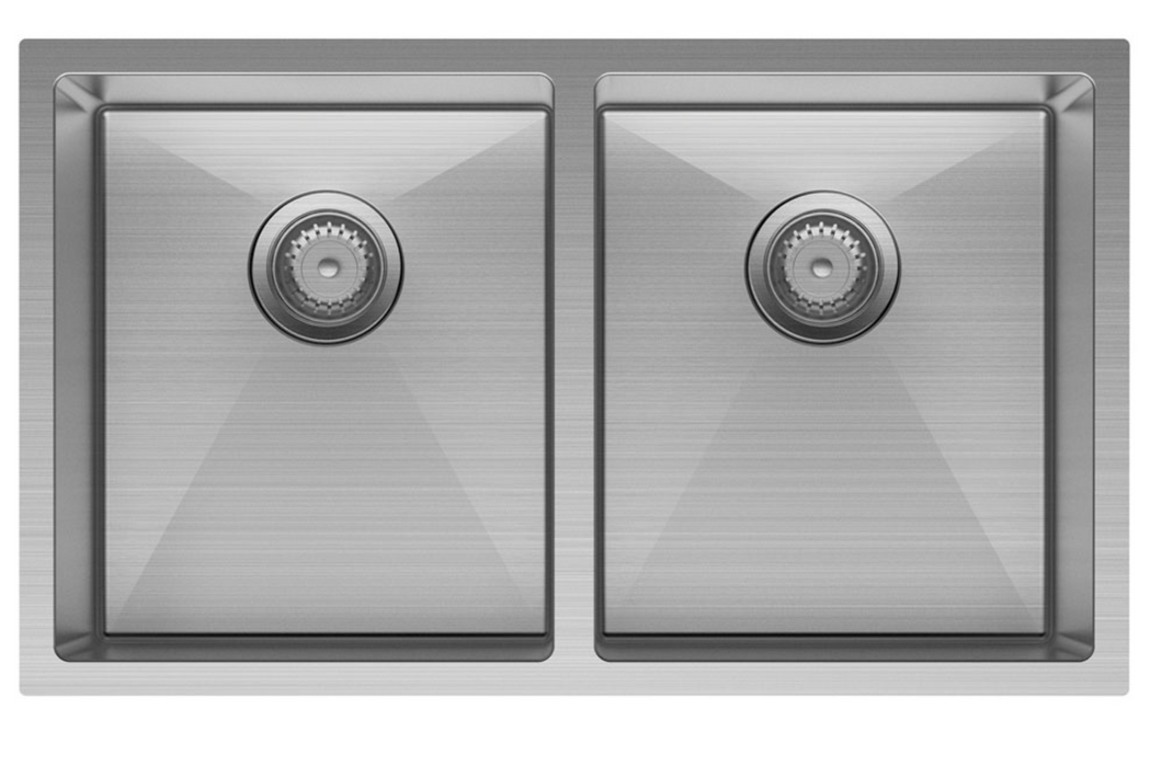Fienza Hana Double Kitchen Sink - Stainless Steel