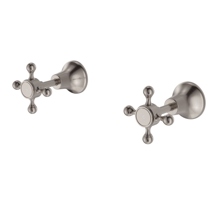 Lillian Wall Top Assemblies, Brushed Nickel