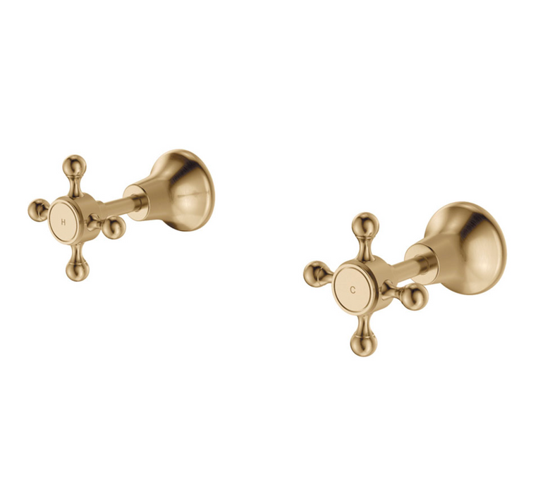 Lillian Wall Top Assemblies, Urban Brass