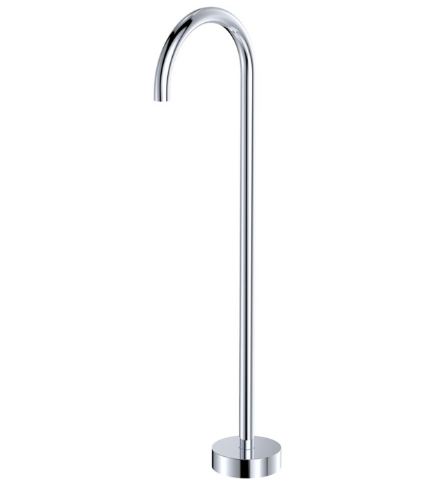 Fienza Kaya Floor Mounted Bath Outlet - Chrome