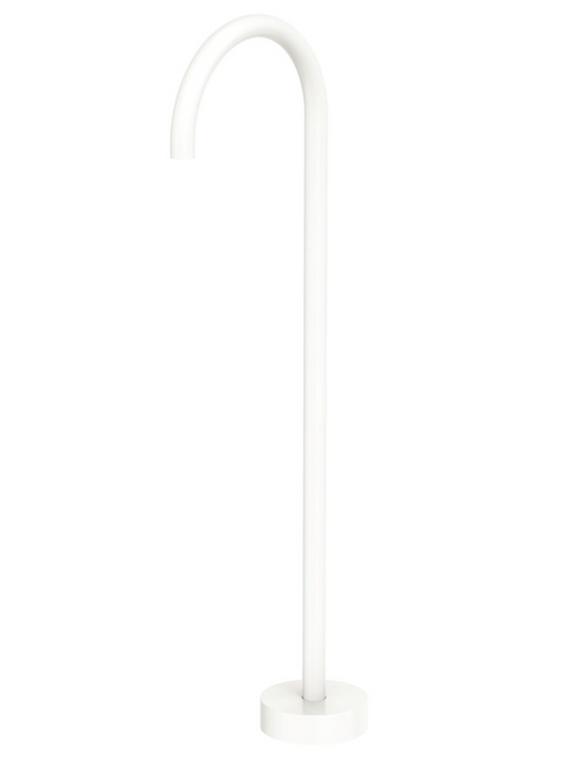 Fienza Kaya Floor Mounted Bath Outlet - Matte White