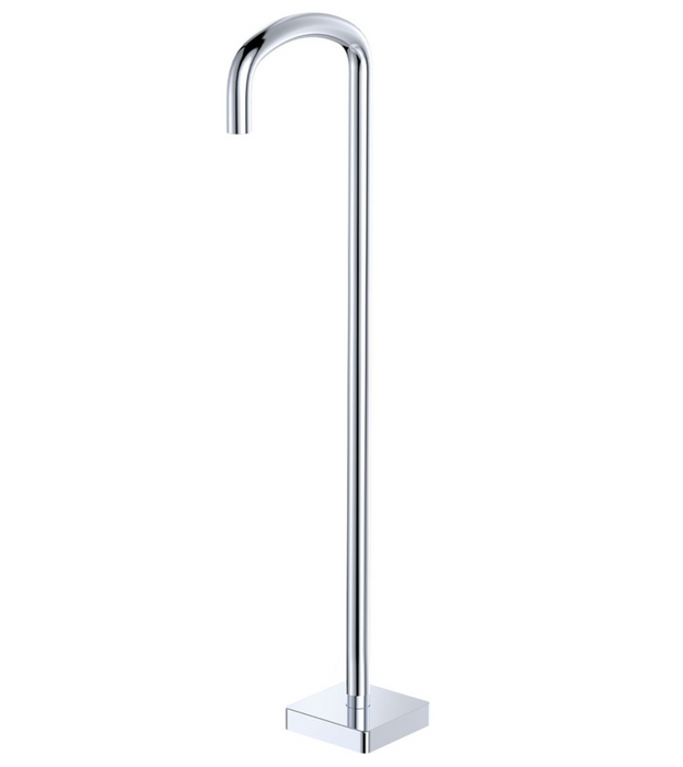 Fienza Tono Floor Mounted Bath Outlet - Chrome